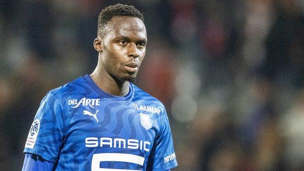 Senegal goalkeeper Edouard Mendy playing for Rennes