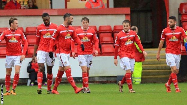 Until Saturday's victory over Rochdale, Crewe had not won since 28 November