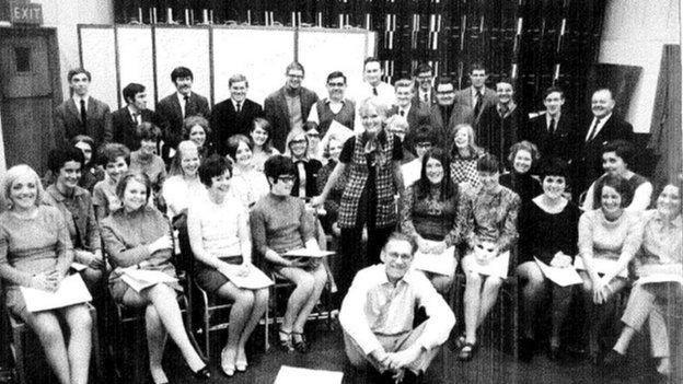 Petula Clarke a Chôr Ieuenctid Cymry Llundain yn 1969