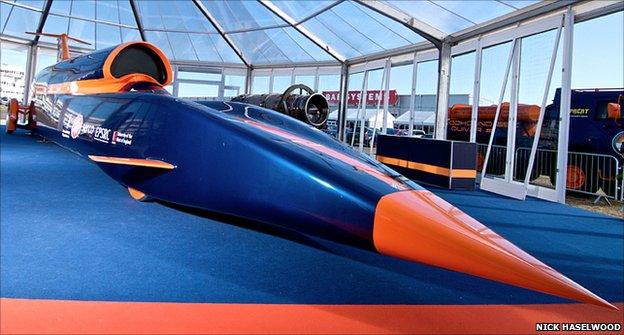 Full sized model of Bloodhound SSC (Nick Haselwood)