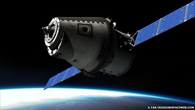 Artist's impression of the new Russian rocket built by RKK Energia (Anatoly Zak/Russianspaceweb.com)