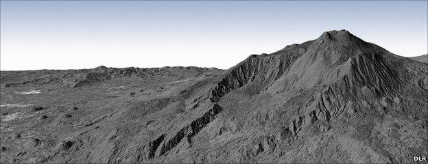 Etna pictured by TanDEM-X and TerraSAR-X (DLR)