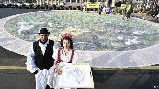 Anti-GM food demo in Budapest