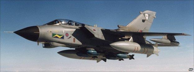 Tornado GR4 of the Royal Air Force