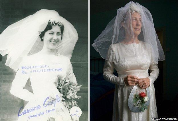 Patricia Ferguson's wedding dress