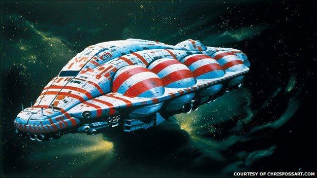 Chris Foss space illustration