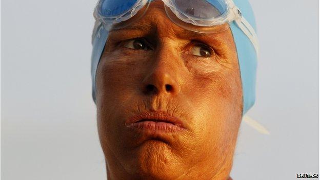 Swimmer Diana Nyad