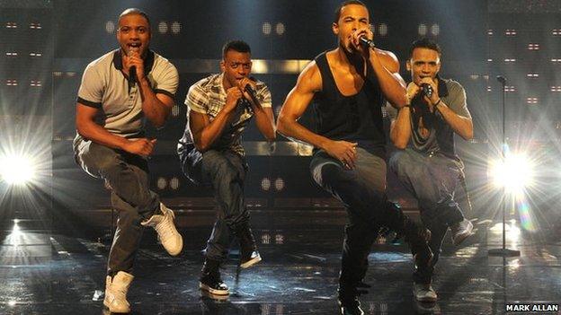 JLS perform at Let's Dance 2010 for Sport Relief