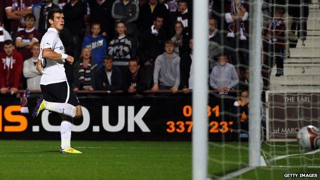 Tottenham player Gareth Bale