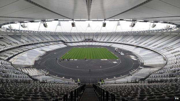 Olympic stadium in London