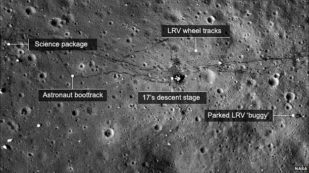 Apollo 17 landing site