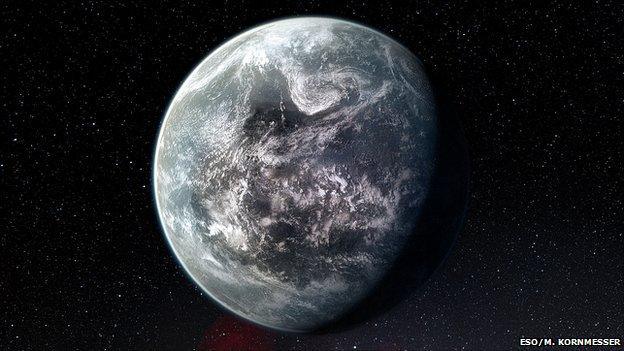 Artist's impression of exoplanet