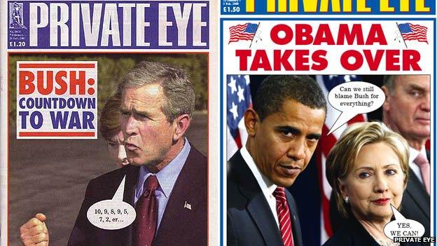 Private Eye covers