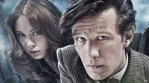 Matt smith and Karen Gillan in Doctor Who