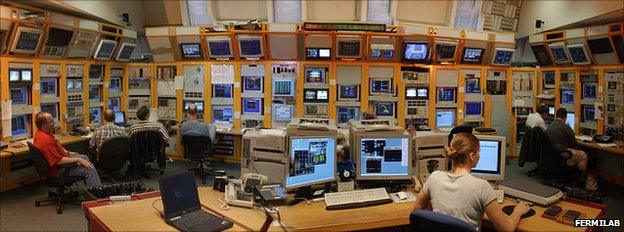 Tevatron control room (Fermilab)