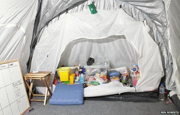 First Aid Tent, St Paul’s Camp