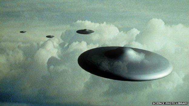 impression of a UFO