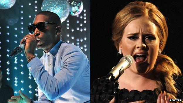 Tinie Tempah and Adele