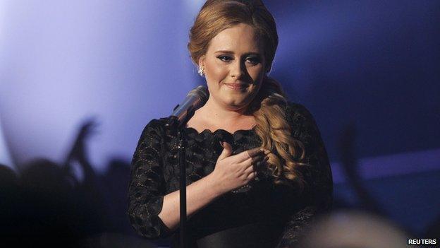 Adele has dominated the American chart