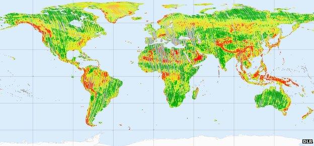 Error map in data acquistion (DLR)