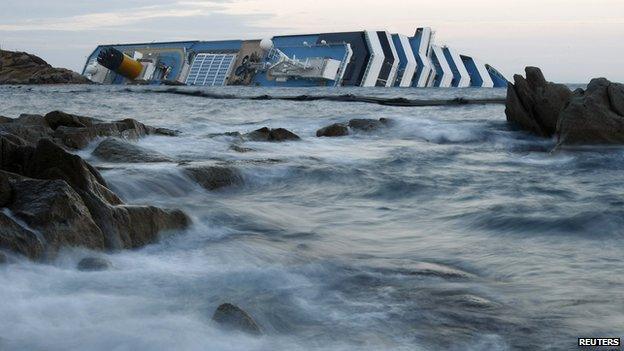 The rescue of the stranded cruise ship off the coast of Italy will take up to 10 months.