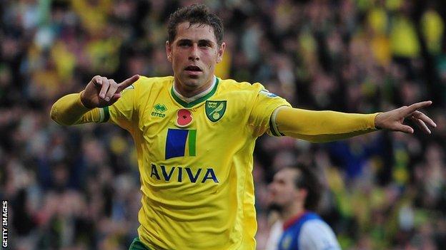 Norwich striker Grant Holt