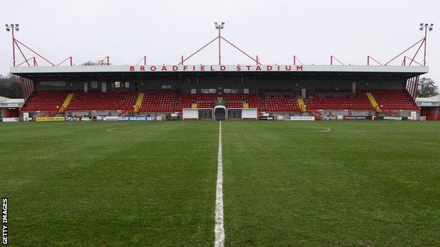 Crawley Town's Broadfield Stadium