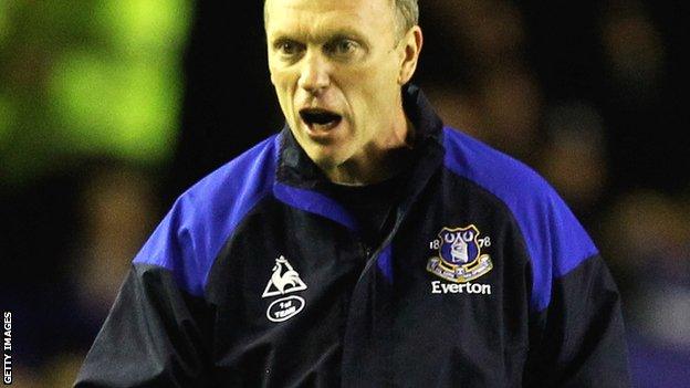 Everton manager David Moyes