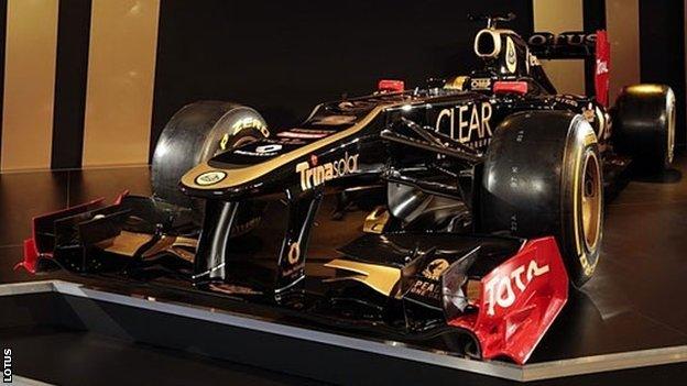 The new Lotus is the 20th car to be produced at the team's factory in Enstone, Oxfordshire