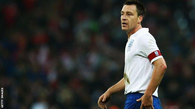 England defender John Terry