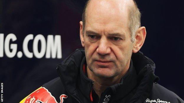 Red Bull design chief Adrian Newey