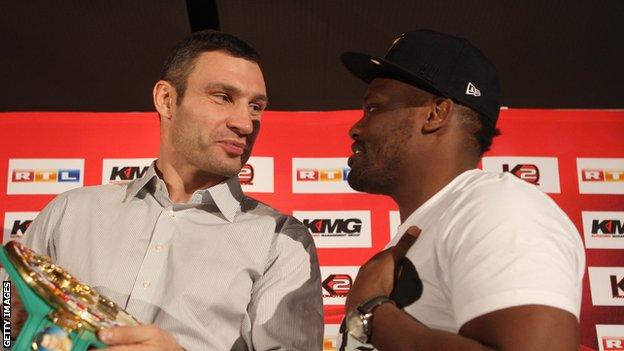 Dereck Chisora is aiming to take Vitali Klitschko's WBC title