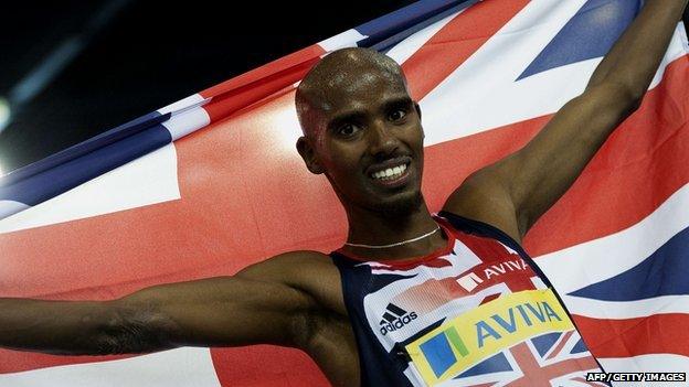 British athlete Mo Farah