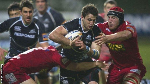 Glasgow Warriors centre Tommy Seymour