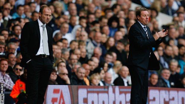 Alan Shearer and Harry Redknapp