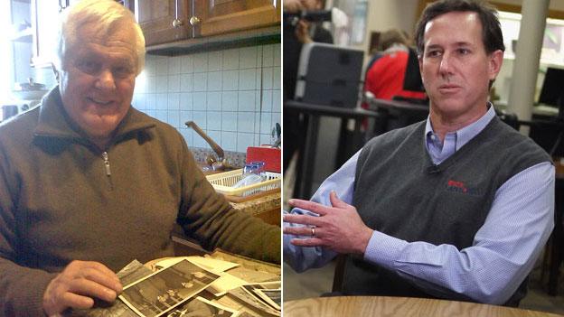 Gianni Bottesi and Rick Santorum (Picture of Rick Santorum from Getty Images)