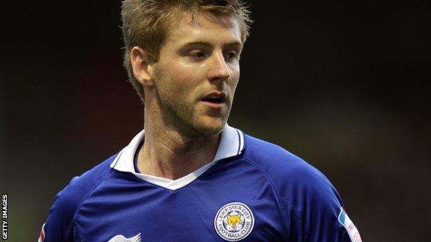 Leicester City striker Paul Gallagher