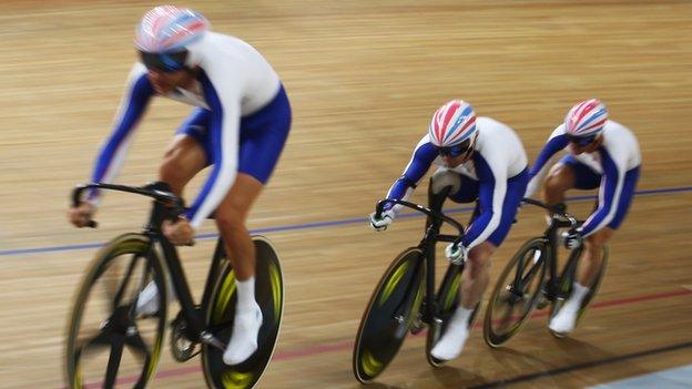 British para-cycling team