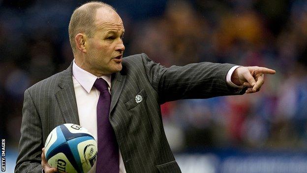 Scotland head coach Andy Robinson