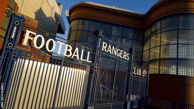 Ibrox Stadium, home of Rangers FC