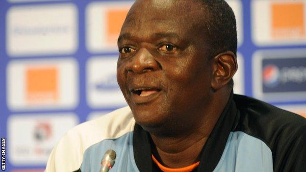 Botswana coach Stanley Tshosane