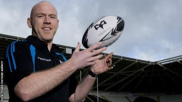 New Ospreys head coach Steve Tandy