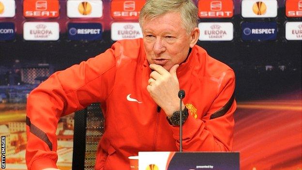 Manchester United boss Sir Alex Ferguson