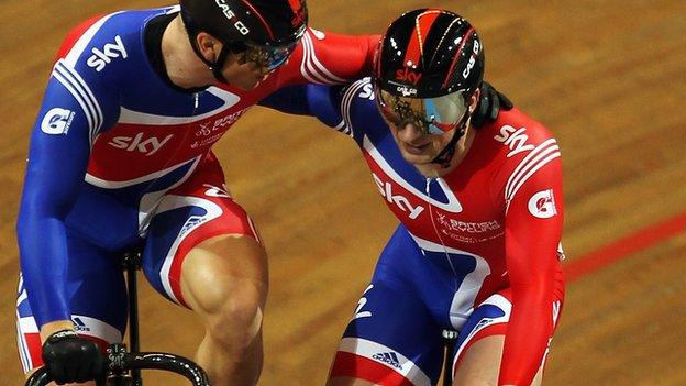 Sir Chris Hoy and Jason Kenny