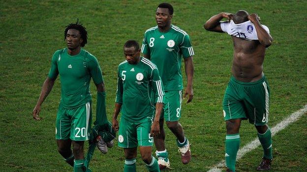 The Nigerian trio last represented the country during their disappointing performance at the 2010 World Cup