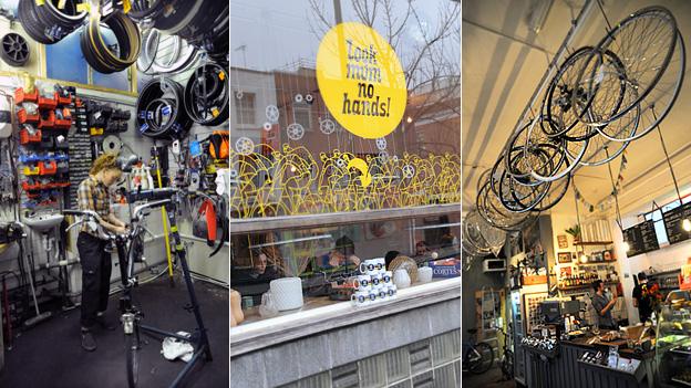 Look Mum No Hands - bike workshop, cafe-bar, London