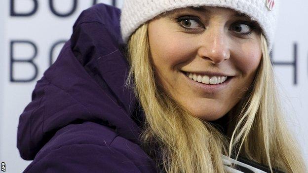 American skier Lindsay Vonn