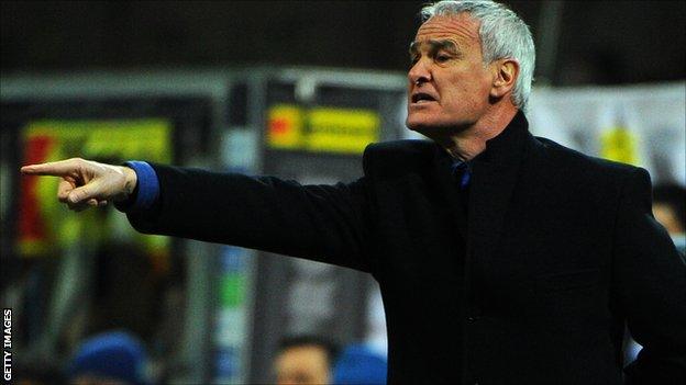 Inter Milan coach Claudio Ranieri