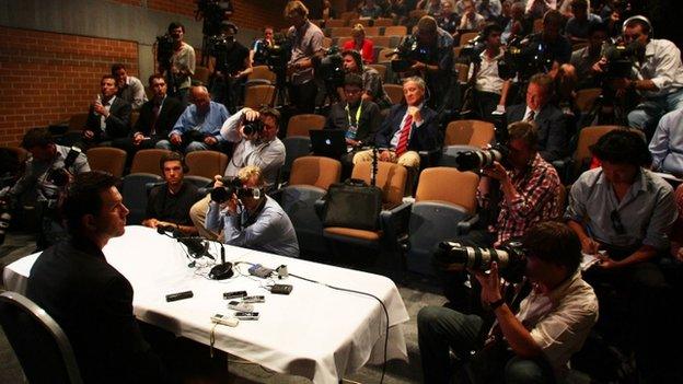 Ricky_Ponting at his press conference