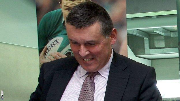 IRFU chief executive Philip Browne